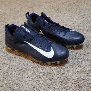 Nike Mens Alpha Menace Pro Low TD Promo 922804-414 Football Cleats Size 16 Navy